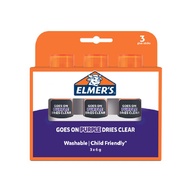 กาวแท่ง 6กรัม เนื้อกาวสีม่วง (แพ็ค3แท่ง) เอลเมอร์