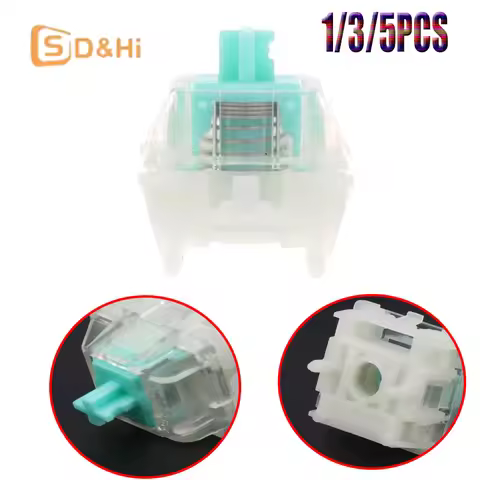 1/3/5PCS Wooting60HE Stock Lekker Hall Effect Switch 60g Linear HE Keyboard Gaming Mechanical Keyboa