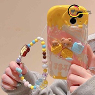SS865 CASE CASING CHEESEE CUTE BEAR 3D UNTUK REALME 5 5i 11 12 12+ 13 PRO PLUS  C11 C12 C15 C20 C21Y