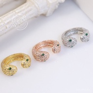 Snake Ring Female Sterling Silver Snake Ring Opening Adjustable B9CO