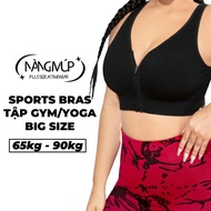 Big size sports bra for gym yoga Nang Mup sport bra bigsize 70kg 75kg 80kg 85kg 90kg