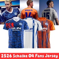 Schalke 04 25/26 home away Third Top Quality Fans Version Football Jersey Soccer S-4XL Men