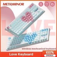 Aula F3387 Love Tri-mode Mechanical Keyboard Wireless Bluetooth Wired 2.4g Hot Swap for Laptop PC