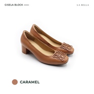 LA BELLA รุ่น GISELA BLOCK - CARAMEL