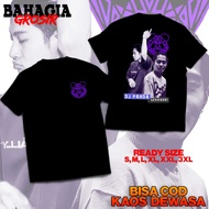 UNGU KATUN Viral Motif T-Shirt/ Viral Unisex Purple Dj Panda Distro Adult Shirt/ Trendy Short Sleeve