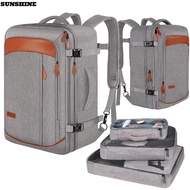 SUNSHINE Travel Backpack, Expandable  Travel Luggage Bagpack, Fashion Waterproof Shoe Pouch 50L Larg