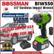 BOSSMAN 20V Cordless Brushless Impact Wrench BIW550/BIW-919/BAG11/BAG-101/BSD-55/BIW-66/BRH22/BHD777