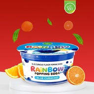 มุกป๊อป บลูคูราโซ่ บลูฮาวาย ไข่มุกป๊อป เรนโบว์ป๊อปปิ้ง Rainbow Popping Boba Blue Curacao 130 กรัม