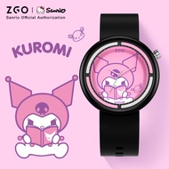 ZGO Sanrio Kuromi kids watch For girls For students Waterproof Girls' watch Sports watch Gift 2135