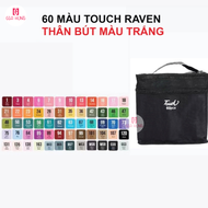 Bộ 60 Màu Vẽ Marker Touch Cao Cấp - Màu Dạ Vẽ Cho Bé
