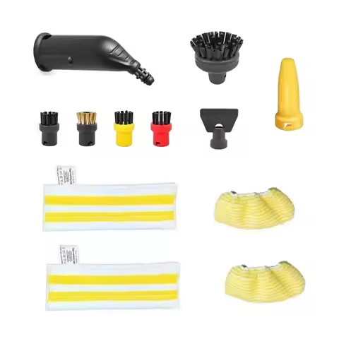 For Karcher SC1 SC2 SC3 SC4 SC5 Steam Cleaner Part Replacement Steam Mop Round Brush Head Home Clean