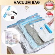 🇸🇬【SG stock】Vacuum Storage Bag (Double Zipper Seal)Vacuum Compression Bag, Household Storage, Home Organizer, Travel ,Co
