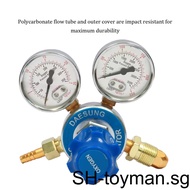 Oxygen Pressure Reducer Brass Dual Gauge Guage Pressure Cutting Gas Welding Regulator Tools Reducing Meter