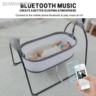 【NEW】⊕◈💤SWING BED💤 Electric Baby Bed Cradle Foldable &amp; Bluetooth Music Buaian Bayi Elektrik Ayunan Automatik [0-24 MTH