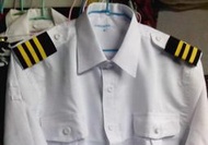 Cosplay , 海軍襯彬，肩章白色長袖襯衣，民航機師飛行上衣，衣服399  (不含肩章)，肩章199，合購含運655