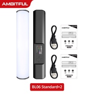 AMBITFUL BL06 BL-06 RGB Tube Light 3200K-5600K Adjustable Color Temperature Hight Brightness Full Po