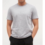 Kaos Polos T-shrit Full Catton Bamboo Knitto 30s Pria Wanita Warna Reaktif