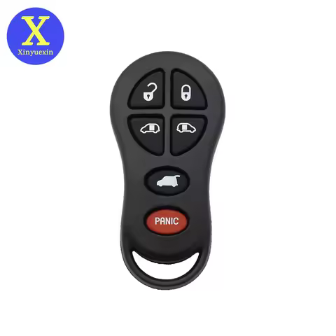 Xinyuexin 5/6 Button Remote Key Shell Case Fob for Chrysler Town & Country Prowler Voyager for Dodge