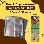 Opp Plastic One Sheet Cake Sheet with Omelette Roll Risoles Size 7x18 8x18 9x20 10x20