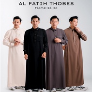 DNINE THOBES - Al Fatih Twil Fusion Men's Robe Jubah Lelaki Slim Fit Cotton