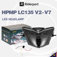 HPMP LAMPU LED YAMAHA LC135 V2 V3 V4 V5 V6 V7 NEW LED HEAD LAMP 135LC SMOKE CLEAR LC135 LAMPU DEPAN