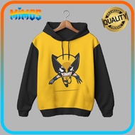 Wolverine 3D Superhero Kids Hoodie Wolverine Cartoon 05CD009 For Ages 1-12 Years _JA - Mimos
