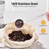 1pc Stainless Steel Coffee Spoon, Teaspoon, Long Handle Metal Measuring Spoon, Stainless Steel 1 Tea