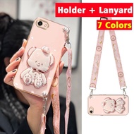 Casing VIVO Y81 Y81i Y83 v5s v5 vivo y71 y71i y71a Y69 phone case Softcase Liquid Silicone Protector Smooth Protective Bumper Cover new design Strap crossbody lanyard WDMZX01