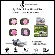 Dji Mini 3 Pro Filter 4 Set - Dji Mini 3 Lens 4 Mix - ND4 Filter Lens - ND8 - ND16 - ND32