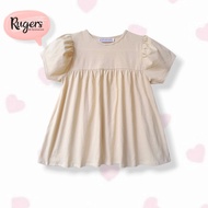 Rugers By Kayamani - Girls' T-shirt Top - Girly Top Cream