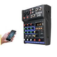 YAMAHA G4B Professional Audio Mixer 4 channel bluetooth playback Support 48V condenser microphone sm