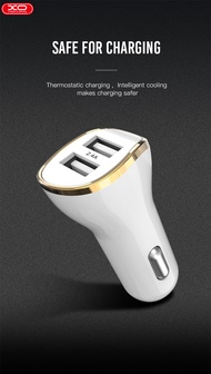 100% ORIGINAL XO-CC19 DUAL PORT USB CAR CHARGER 2.4A