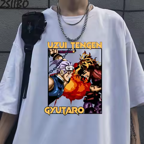 Hot Uzui Tengen Gyokko Printed T-Shirts For Women Men Summer Short Sleeve Tee Shirts Y2k Casual Summ