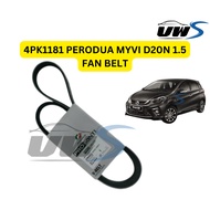 4PK1181 PERODUA MYVI D20N 1.5 FAN BELT