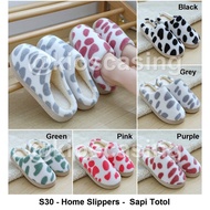 S30 Home Slippers Bedroom Slippers Home Slippers Indoor Footwear Indoor Cow Totol