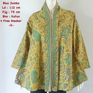 blouse batik jumbo wanita