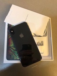 APPLE 太空灰 iPhone XS MAX 64G 近全新 玻璃保護貼 刷卡分期零利率