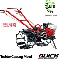Mahmudbadaii Traktor Bajak Sawah Quick Capung Metal Engine Honda Gp200