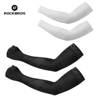 【MY Delivery】ROCKBROS Arm Sleeves UV Sun Protection Hand Socks Ice Silk Fabric Motorcycle Fishing Ou