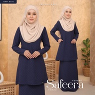 KURUNG SAFEERA IRONLESS RAYA 2022 navy blue, white, magenta, blue grey, mint, olive black, DUSTY pink