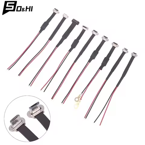 Type-C USB Connector FPC 2Pin 3Pin W/ Resistor R1 Soft Flat Cable Male Charging Cable Fast Charge Wi