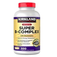 Vitamin B Complex Kirkland Super B-Complex 500 Capsules Food Supplement -Thebeautyvietnam