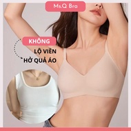 No-show Bra, no underwire, no-wire Bra, women's thin and light foam molded Bra Ms.Q Bra AKLV34