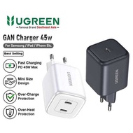 UGREEN GAN 45W Adapter Charger PD 45w Charger Head GaN 45 Watt Fast Charging