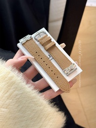 สายนาฬิกาหนังวัวผูกโบว์ผีเสื้อสำหรับผู้หญิง สายนาฬิกา GT3 GT2 pro สายนาฬิกา GT6 GT5 Fit3 4 pro Honor