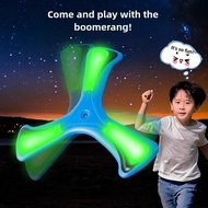Luminous Boomerang Toy Luminous Frisbee Outdoor Sports Flying Toys Boys Girls Adult Toys