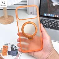 Skin-Feel Anti-Slip Side 360 Rotating Bracket Magnetic Wireless Charging Shock-Resistant Case Suitab