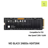 2TB WD BLACK SN850x HEATSINK 2TB 1TB NVMe GEN 4 ( WDS200T1XHE ,  WDS200T2XHE ) SSD M.2  compatible for ps5 ssd ps5 850x