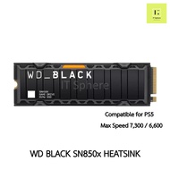 WD BLACK SN850x HEATSINK 2TB 1TB 4TB NVMe GEN 4 WDS200T1XHE  WDS200T2XHE SSD M.2  compatible for ps5