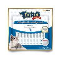 Toro Toro Plus ขนมครีมแมวเลีย โทโร่ พลัส 15g*25ซอง ( 4 รสชาติ )